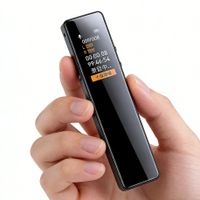 grabadora de voz digital profesional 40 horas de duracion de bateria cancelacion de ruido hd cuerpo metalico microfono de 35db formato wav para reuniones