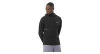 salomon sense aero sudadera hibrida con capucha negra hombre