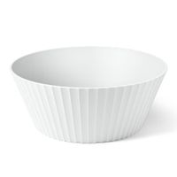 ensaladera de polipropileno blanco mate diam 30cm