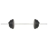 mancuerna con discos 60 kg vidaxl