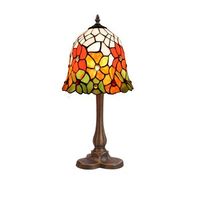 sobremesa tiffany base trebol serie bell d-20cm