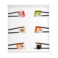 estoralis - estor enrollable translucido  estampado cocina  110 x 255 cm anchoalto tamano tela 107 x 250 cm  c-1224 unico