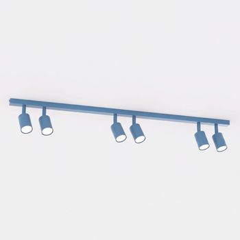 Regleta de techo dongor azul (6 luces)