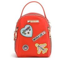 nicole lee bolso de mano bolso multiusos con parches de colores naranja para mujer