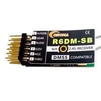 receptor compatible corona r6dm 24ghz 6ch dmss para el transmisor de radio jr xg6 xg7 xg8 xg11 xg14