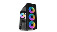caja semitorre nox hummer tgm rainbow negra cristal templado sf usb 30 rgb
