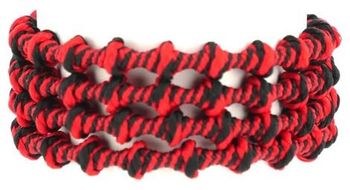 Xtenex original cordones de running 75 cm negro rojo