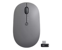 lenovo mouse inalambrico multidispositivo lenovo go negro trueno