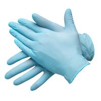 g10 blue nitrile gloves s box of 100
