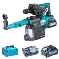 taladro percutor sds-plus 40 v max li-ion 4 ah 28 mm makita - hr002gm204