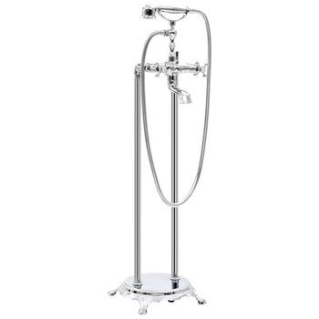 Grifo Para Bañera De Pie Acero Inoxidable Plateado 99,5 Cm Vidaxl