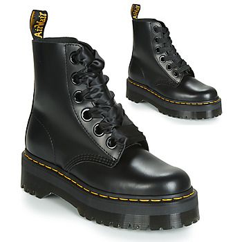 Dr. Martens Botines MOLLY BLACK BUTTERO para mujer