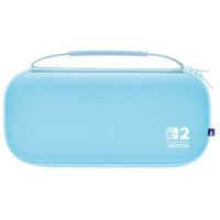funda para switch 2 hori nsx-120e transporte acolchada azul claro