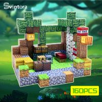 bloques de construccion magneticos mine world juegos de cubos magneticos el mejor regalo para ninos y ninas juguete de estilo de pixel diy de mas de 3 anos