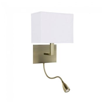 Aplique de pared con lector led hotel (1w)