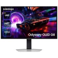 monitor samsung odyssey g8 g81sf 27 qd-oled 4k uhd 240hz 003ms plata