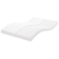 colchon de espuma de 7 zonas dureza 20 ild blanco 140x200 cm vidaxl