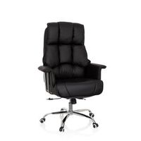 silla de oficina sillon de direccion commander cuero sintetico negro