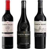 ramon bilbao crianza edicion limitada y reserva - 3 botellas de rioja - pack 3 botellas 75 cl - 14 vol