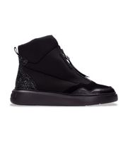 hispanitas para mujer hi243654 zapatillas de piel bolmet negro 36 plano cremallera casual