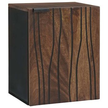 Gabinete De Lavabo Para Baño Nogal 38 X 33,5 X 48 Cm Vidaxl