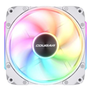 Ventilador Cougar Apolar RGB 120mm Blanco Pack 3 Silencioso Hidrodinámico PWM