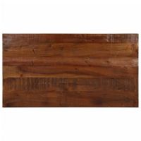 tablero mesa rectangular madera maciza reciclada 120x70x25 cm vidaxl