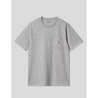 carhartt camiseta camiseta pocket tee grey heather para hombre