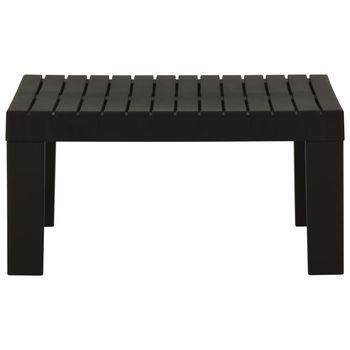 Mesita De Jardín | Mesa De Exterior De Plástico Gris