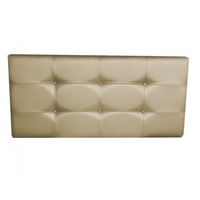 cabecero cama  polipiel moderno  13570cm texas botones dorado