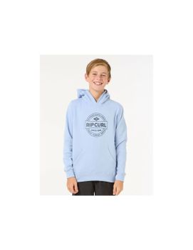 Sudadera Rip Curl Stapler Hood- Niño Ice Azul