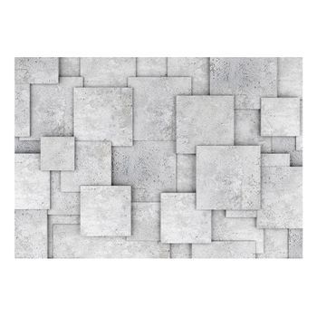 Papel Pintado 3d - Concrete Abyss (250x175 Cm)