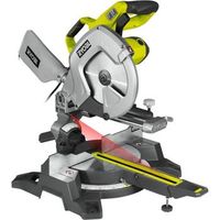 sierra de corte y de inglete ryobi ems254l de 2000 w y 254 mm