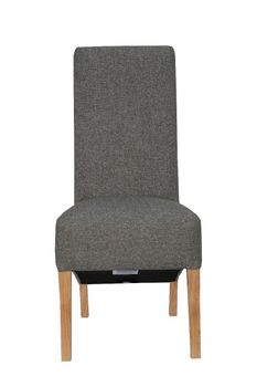 River Dark Grey Scroll Back Chairs - Dark Grey