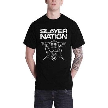 Slayer Camiseta manga larga Nation para mujer