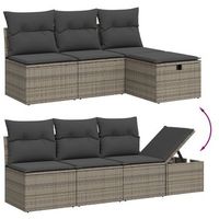 conjunto combinado de ocio para el jardin con cojines set de 8 piezas