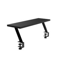 mars gaming mgds soporte elevador monitor eleva el monitor 17cm soporte de mesa ergonomico en acero tablero fibra carbono 60x20cm soporte pantalla para escritorios de 10 a 33mm de grosor soporte