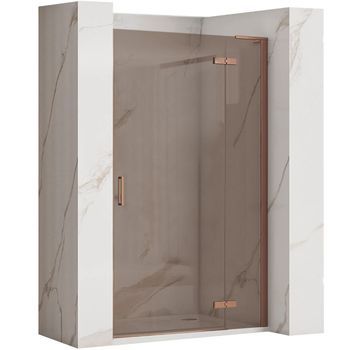 Puerta De La Ducha/puerta De Ducha Rea Hugo Brush Copper 80