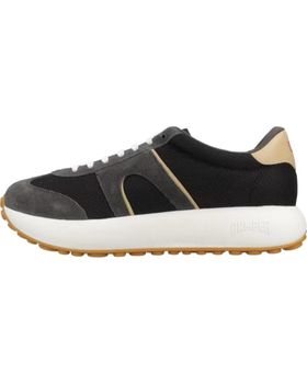 de CAMPER DEPORTIVO PELOTAS DE SERRAJE Y TEXTIL CON SUELA DE GOMA NEGRO