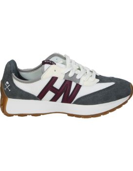 Zapatillas Harper&neyer Agp Gris Y Burdeos 40