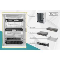 bastidor de pared digitus juego de red 254 mm 10 con componentes incluidos
