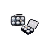 boules de petanque set acier chrome