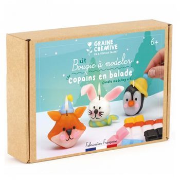 Kit De Velas Para Modelar - Animales De Invierno