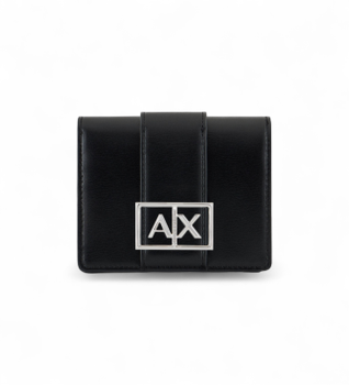 A|X Armani Exchange para mujer. XW000360AF12039UC001 Cartera Pequeña Asv negro (OSFA), Casual, Poliéster