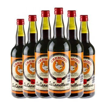 La Canellese Vino Generoso Cremovo Marsala 1 L 18% Vol. (pack De 6 Unidades)
