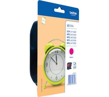 BROTHER LC125XL Magenta Ink Cartridge, Magenta