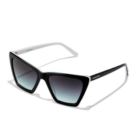 gafas de sol hawkers flush - black and white iron