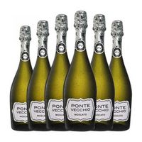 ponte vecchio espumoso blanco moscato blanco 75 cl 9 vol pack de 6 unidades