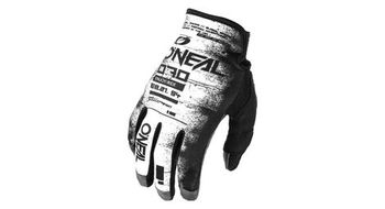 Guantes largos o neal mayhem scarz negro blanco