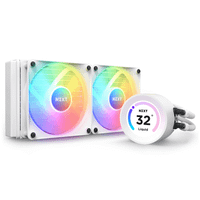 refrigeracion liquida nzxt kraken elite 240mm  blanco  rgb fan  lcd plus